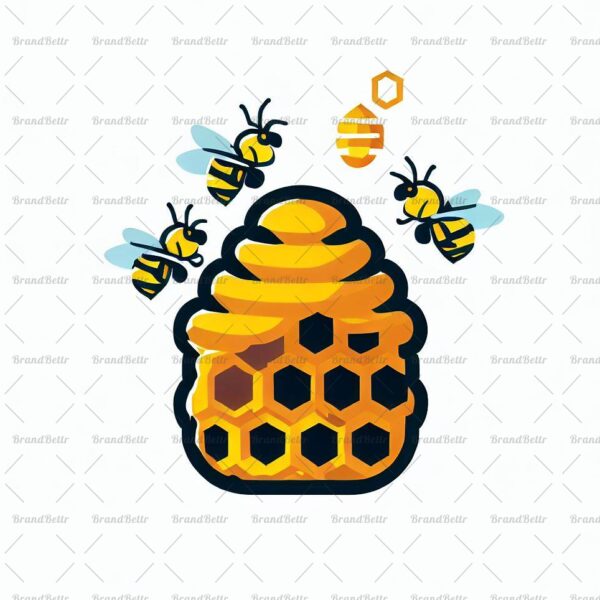 Bienenstock und Bienen